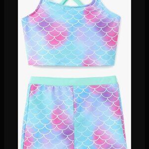 Girls swim bathing suit net size 9 10